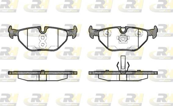 Roadhouse 2265.40 - Brake Pad Set, disc brake autospares.lv