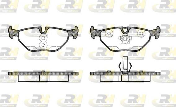 Roadhouse 2265.41 - Brake Pad Set, disc brake autospares.lv