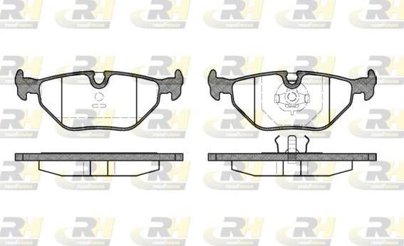 Roadhouse 2265.00 - Brake Pad Set, disc brake autospares.lv