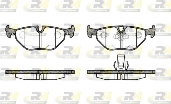 Roadhouse 2265.15 - Brake Pad Set, disc brake autospares.lv