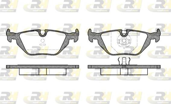 Roadhouse 2265.30 - Brake Pad Set, disc brake autospares.lv