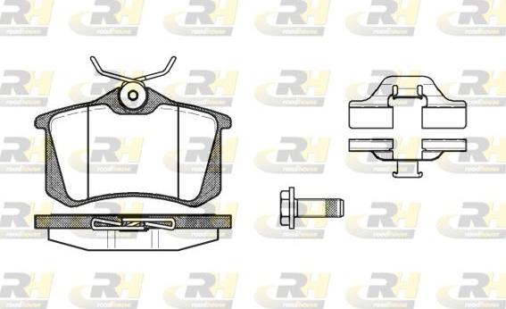 Roadhouse 2263.03 - Brake Pad Set, disc brake autospares.lv