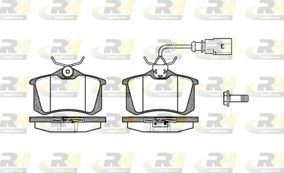 Roadhouse 2263.02 - Brake Pad Set, disc brake autospares.lv