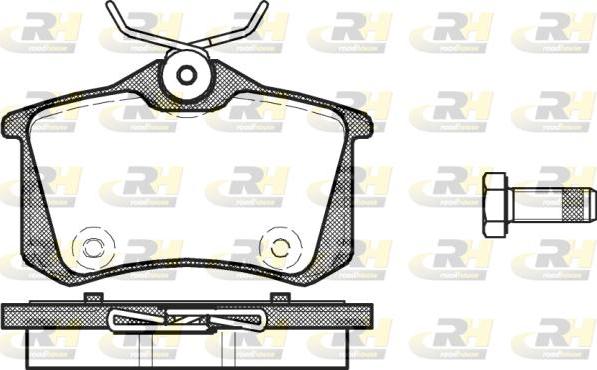 Roadhouse 2263.14 - Brake Pad Set, disc brake autospares.lv