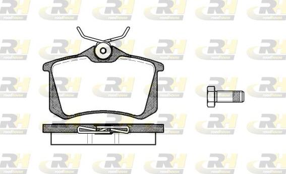 Roadhouse 2263.10 - Brake Pad Set, disc brake autospares.lv