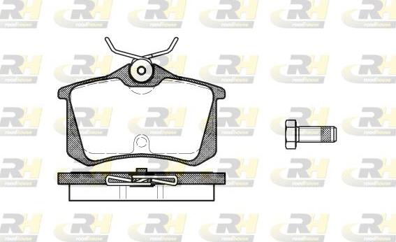 Roadhouse 2263.20 - Brake Pad Set, disc brake autospares.lv