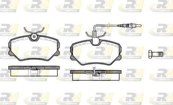 Roadhouse 2262.02 - Brake Pad Set, disc brake autospares.lv