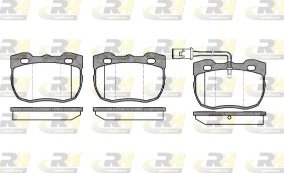 Roadhouse 2267.11 - Brake Pad Set, disc brake autospares.lv