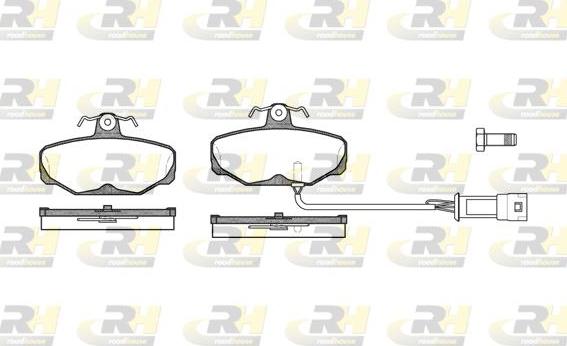 Roadhouse 2205.02 - Brake Pad Set, disc brake autospares.lv