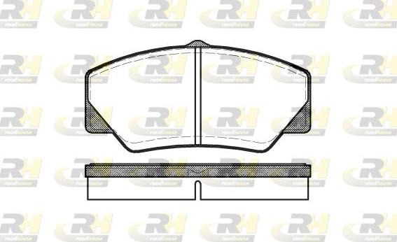 Roadhouse 2206.00 - Brake Pad Set, disc brake autospares.lv