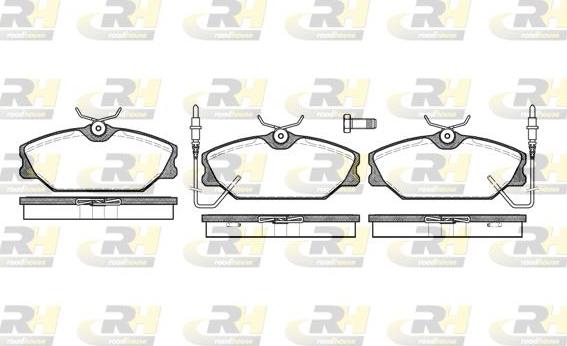 Roadhouse 2208.02 - Brake Pad Set, disc brake autospares.lv