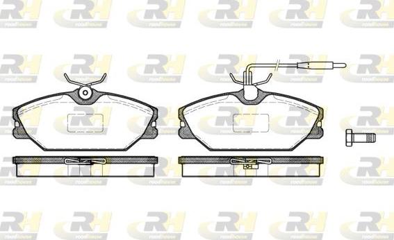 Roadhouse 2208.12 - Brake Pad Set, disc brake autospares.lv