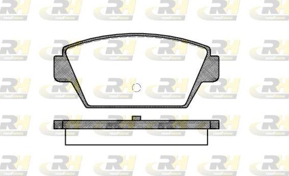 Roadhouse 2215.00 - Brake Pad Set, disc brake autospares.lv