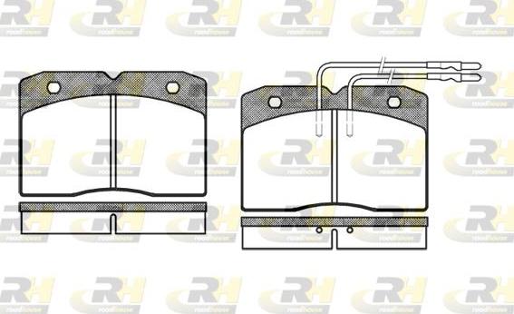 Roadhouse 2211.04 - Brake Pad Set, disc brake autospares.lv