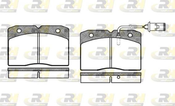 Roadhouse 2211.22 - Brake Pad Set, disc brake autospares.lv