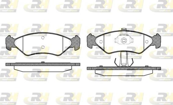 Roadhouse 2285.30 - Brake Pad Set, disc brake autospares.lv