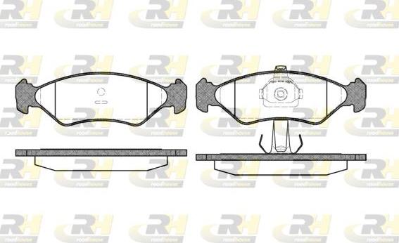 Roadhouse 2285.20 - Brake Pad Set, disc brake autospares.lv