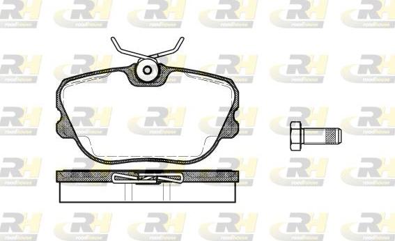 Roadhouse 2280.10 - Brake Pad Set, disc brake autospares.lv