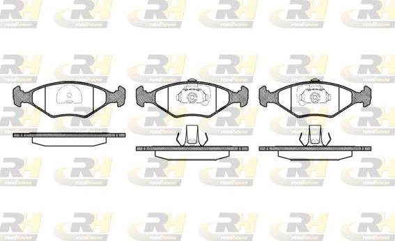 Roadhouse 2281.40 - Brake Pad Set, disc brake autospares.lv