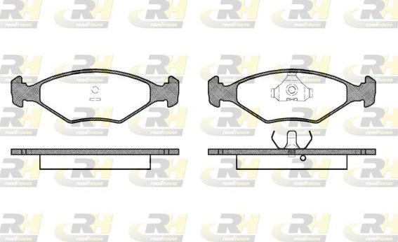 Roadhouse 2281.00 - Brake Pad Set, disc brake autospares.lv