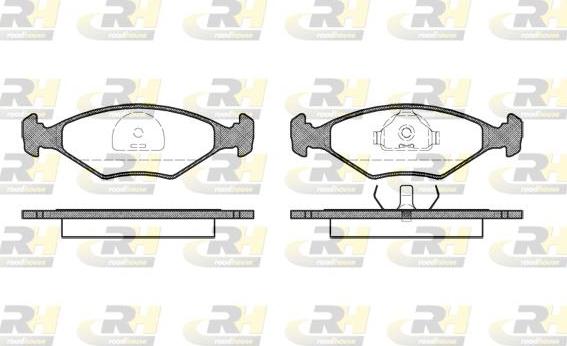 Roadhouse 2281.10 - Brake Pad Set, disc brake autospares.lv