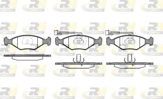 Roadhouse 2281.32 - Brake Pad Set, disc brake autospares.lv