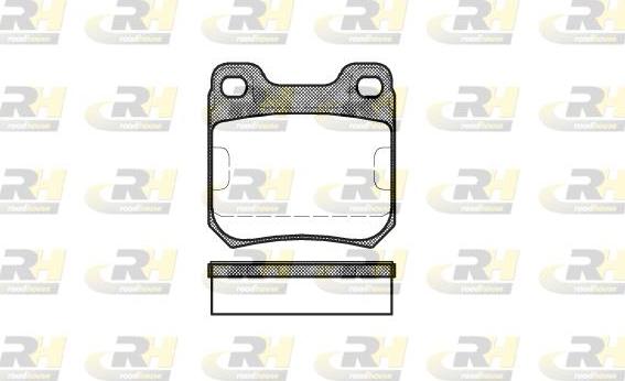 Roadhouse 2239.40 - Brake Pad Set, disc brake autospares.lv