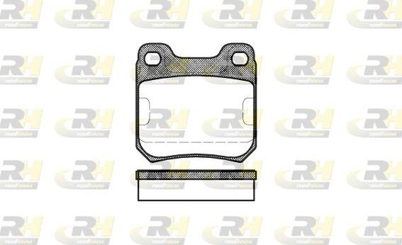 Roadhouse 2239.00 - Brake Pad Set, disc brake autospares.lv