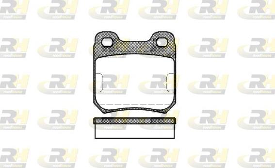 Roadhouse 2239.10 - Brake Pad Set, disc brake autospares.lv