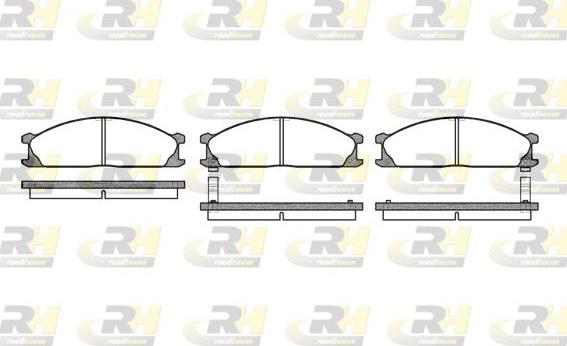 Roadhouse 2236.02 - Brake Pad Set, disc brake autospares.lv