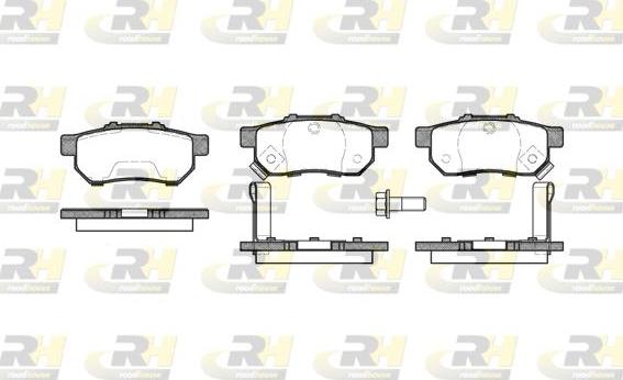 Roadhouse 2233.52 - Brake Pad Set, disc brake autospares.lv