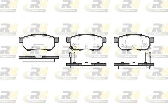 Roadhouse 2233.64 - Brake Pad Set, disc brake autospares.lv