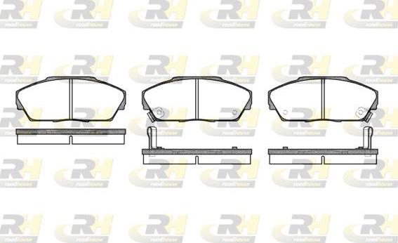 Roadhouse 2237.02 - Brake Pad Set, disc brake autospares.lv