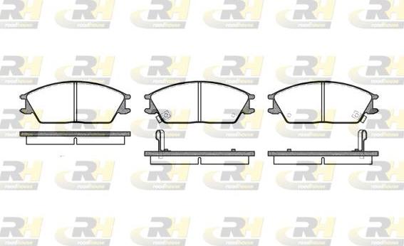 Roadhouse 2224.02 - Brake Pad Set, disc brake autospares.lv