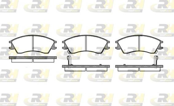 Roadhouse 2224.12 - Brake Pad Set, disc brake autospares.lv