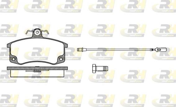 Roadhouse 2221.02 - Brake Pad Set, disc brake autospares.lv