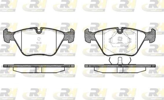 Roadhouse 2270.40 - Brake Pad Set, disc brake autospares.lv