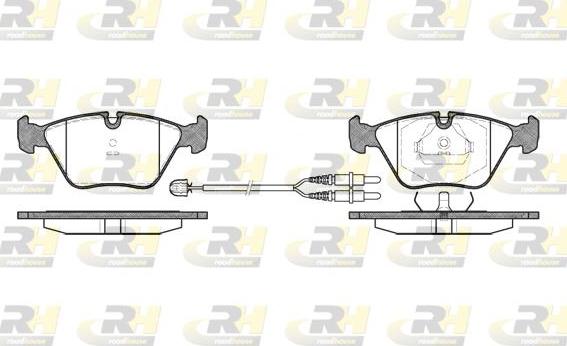 Roadhouse 2270.22 - Brake Pad Set, disc brake autospares.lv