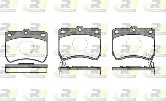 Roadhouse 2271.02 - Brake Pad Set, disc brake autospares.lv