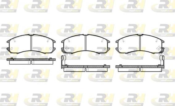 Roadhouse 2273.02 - Brake Pad Set, disc brake autospares.lv