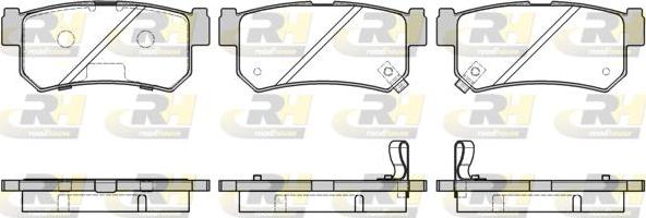 Roadhouse 2746.42 - Brake Pad Set, disc brake autospares.lv