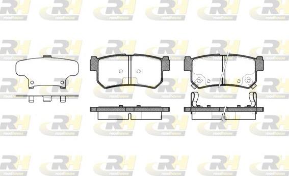 Roadhouse 2746.62 - Brake Pad Set, disc brake autospares.lv