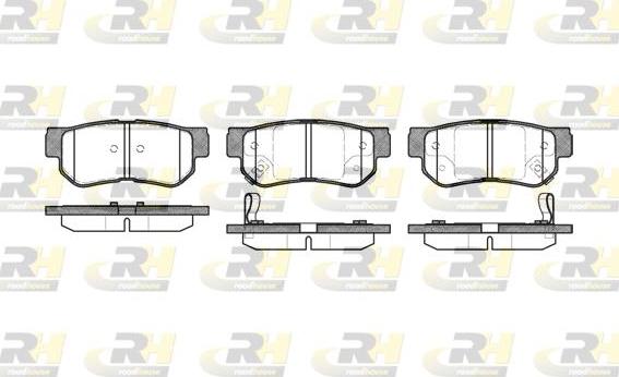 Roadhouse 2746.02 - Brake Pad Set, disc brake autospares.lv