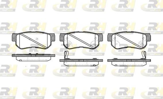 Roadhouse 2746.32 - Brake Pad Set, disc brake autospares.lv