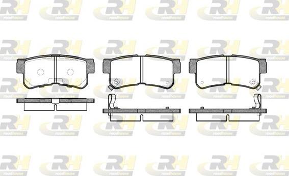 Roadhouse 2746.22 - Brake Pad Set, disc brake autospares.lv