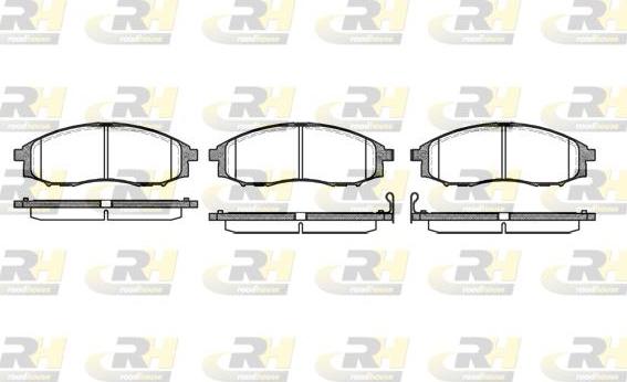 Roadhouse 2748.02 - Brake Pad Set, disc brake autospares.lv