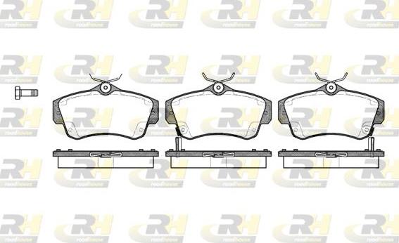 Roadhouse 2753.02 - Brake Pad Set, disc brake autospares.lv