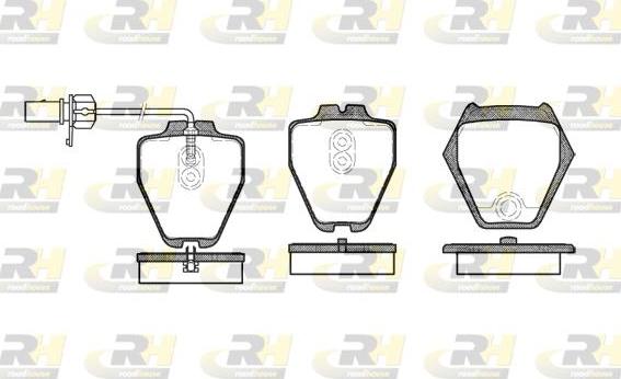 Roadhouse 2752.02 - Brake Pad Set, disc brake autospares.lv