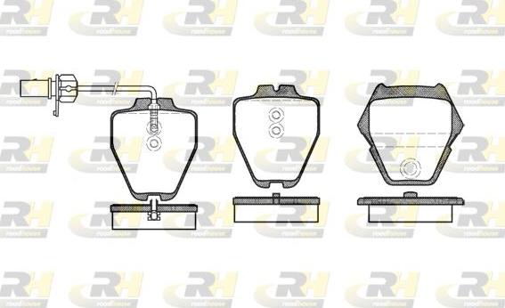 Roadhouse 2752.22 - Brake Pad Set, disc brake autospares.lv