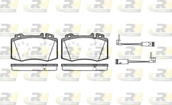 Roadhouse 2769.02 - Brake Pad Set, disc brake autospares.lv